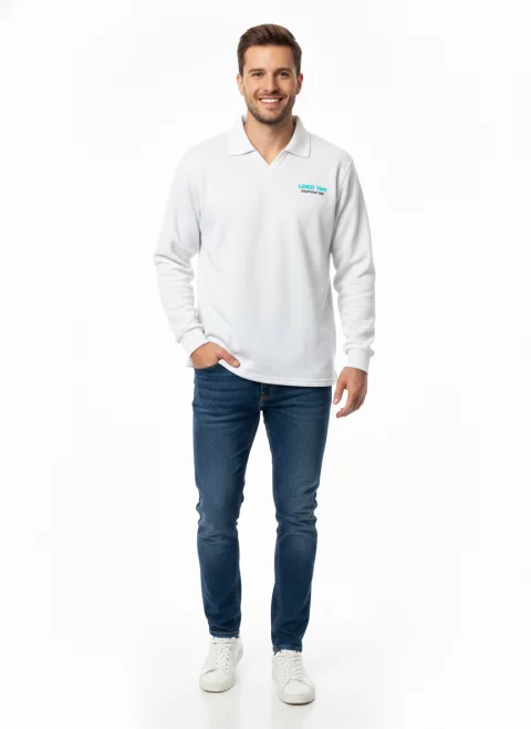 تيشرت ميلتون بأكمام طويلة، مصمم للأجواء الباردة.