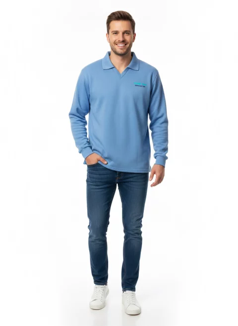 تيشرت ميلتون بأكمام طويلة، مصمم للأجواء الباردة.