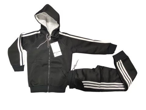 طقم سويتشيرت والبنطلون خامة غطس رياضية لمختلف المراحل العمرية