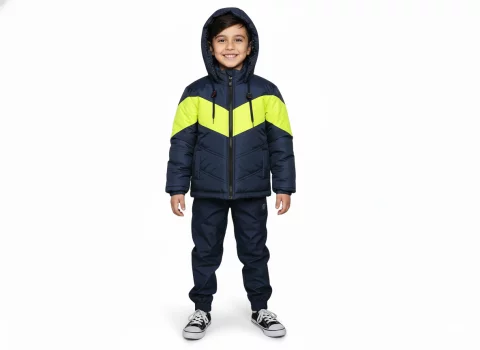 Waterproof School Jacket with Thermal Fiber Padding