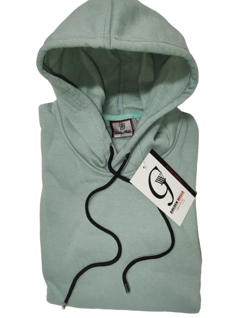 light greyish-green Melton hoodie 4