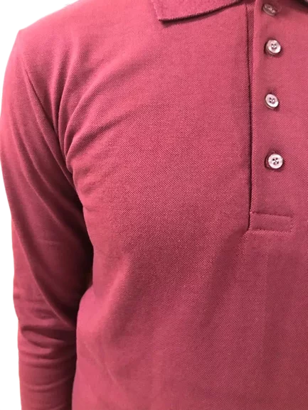 An elegant and comfortable long-sleeved polo t-shirt 3