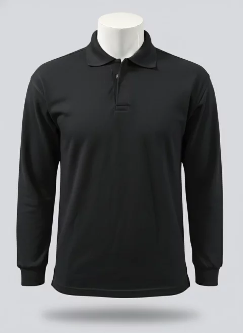 long-sleeved polo t-shirt 3