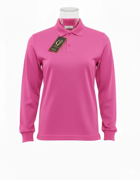 Winter T-shirt long sleeves and polo collar