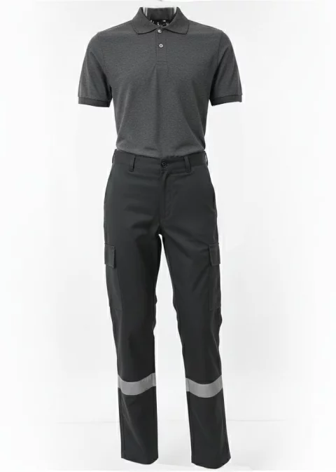 Complete set Polo T-shirt with baggy gabardine cargo pants