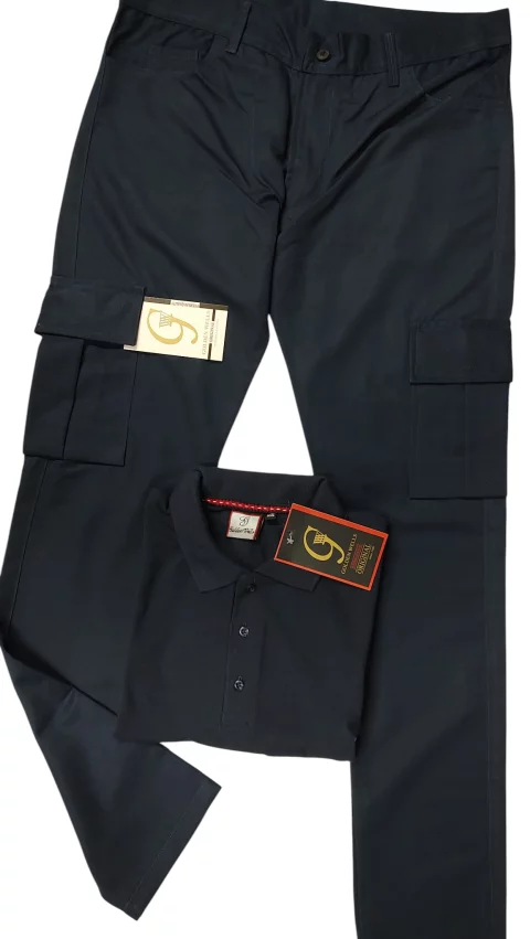 Complete set of polo T-Shirt and cargo pants