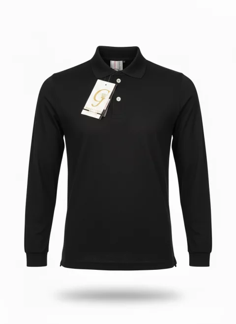 Long-sleeved polo Tshirt Cotton Uniform GW