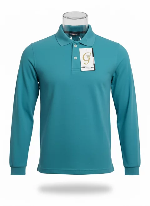 Long-sleeved polo Tshirt Cotton Uniform GW