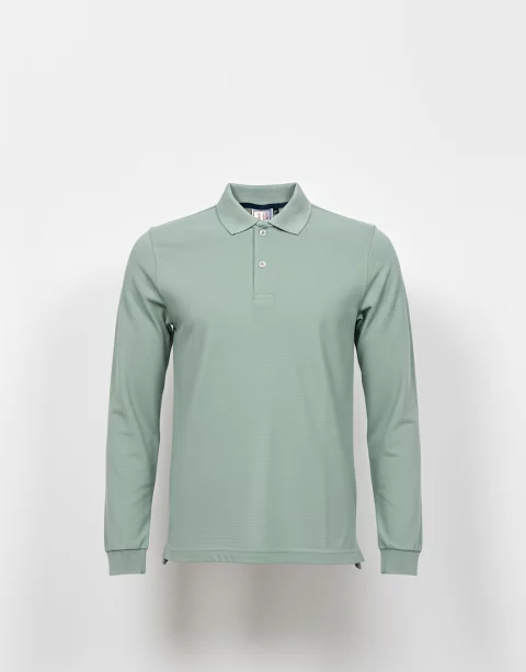 Long-sleeved polo Tshirt Cotton Uniform GW