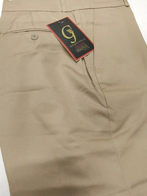 Plain Gabardine Trousers From GW 4
