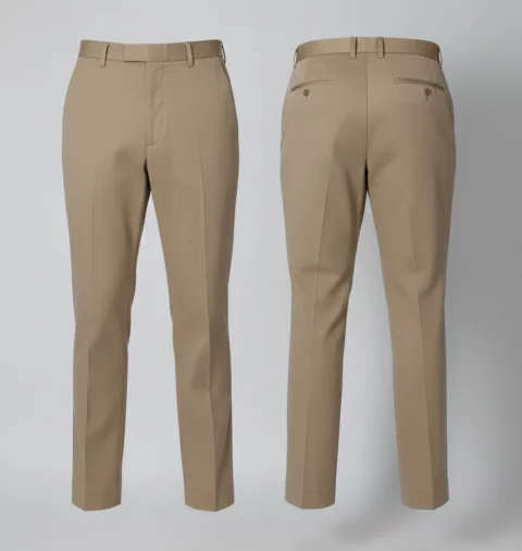 Plain Gabardine Trousers From GW