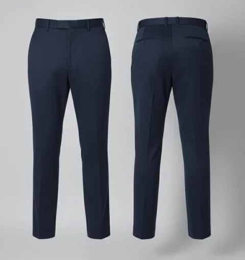 Plain Gabardine Trousers From GW 5
