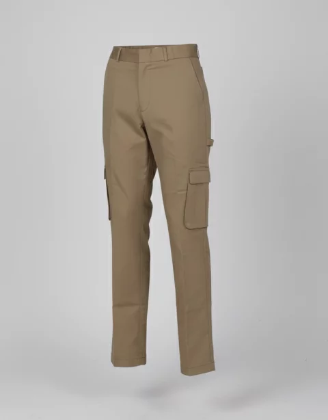 Plain Gabardine Cargo Trousers by Uniform gw 4
