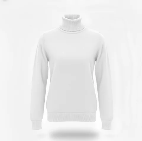 Wool Roll-High-Neck Pullover 7