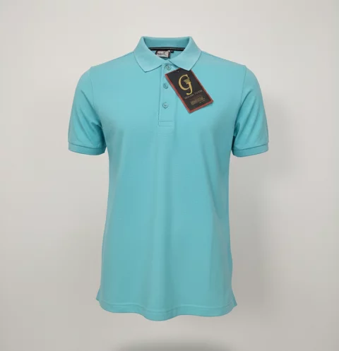 Short-sleeved polo Tshirt Cotton For Men Uniform GW