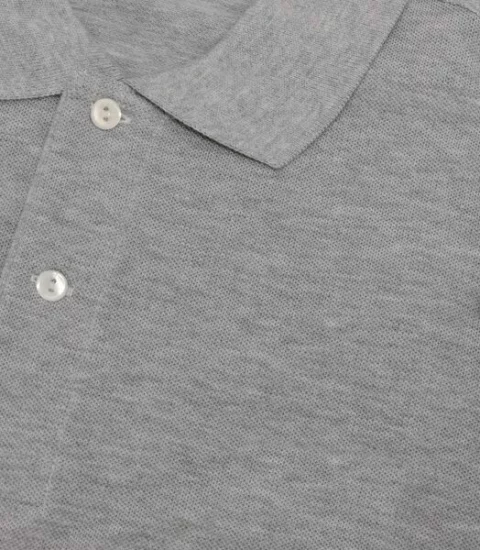 Grey polo shirt with sleeves Uniform GW