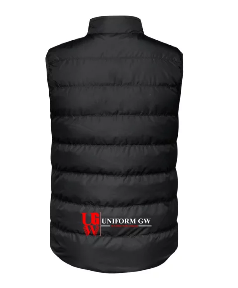 men's padded waterproof vest, designed for protection against cold