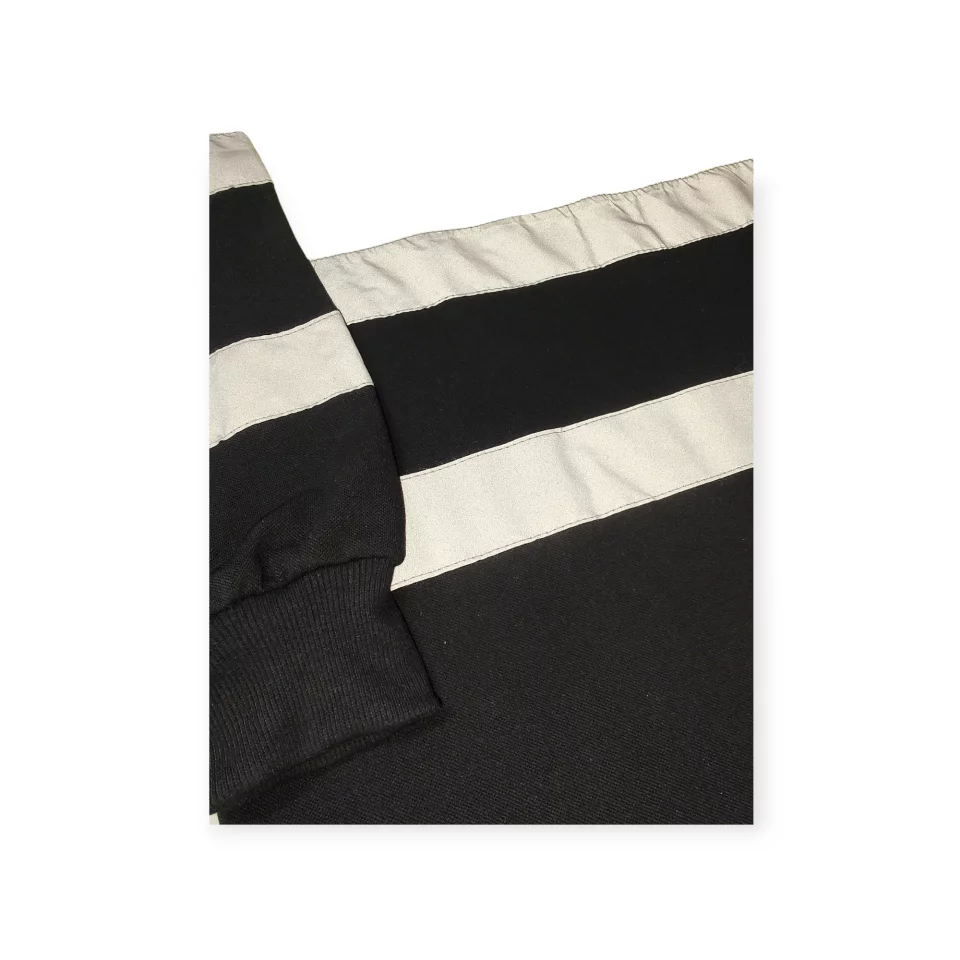 long-sleeved pique polo t-shirt, for high-visibility safety wear