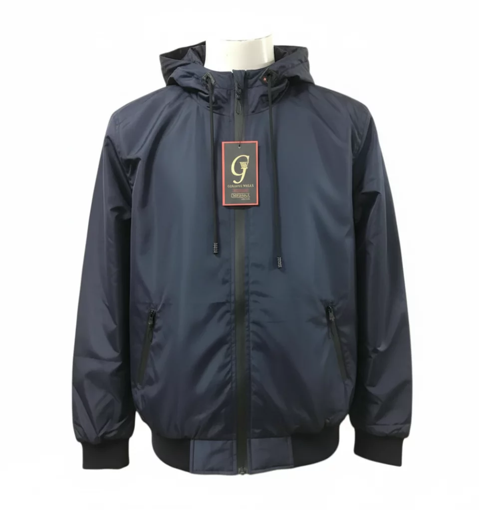Waterproof jacket lined with thermal fiber