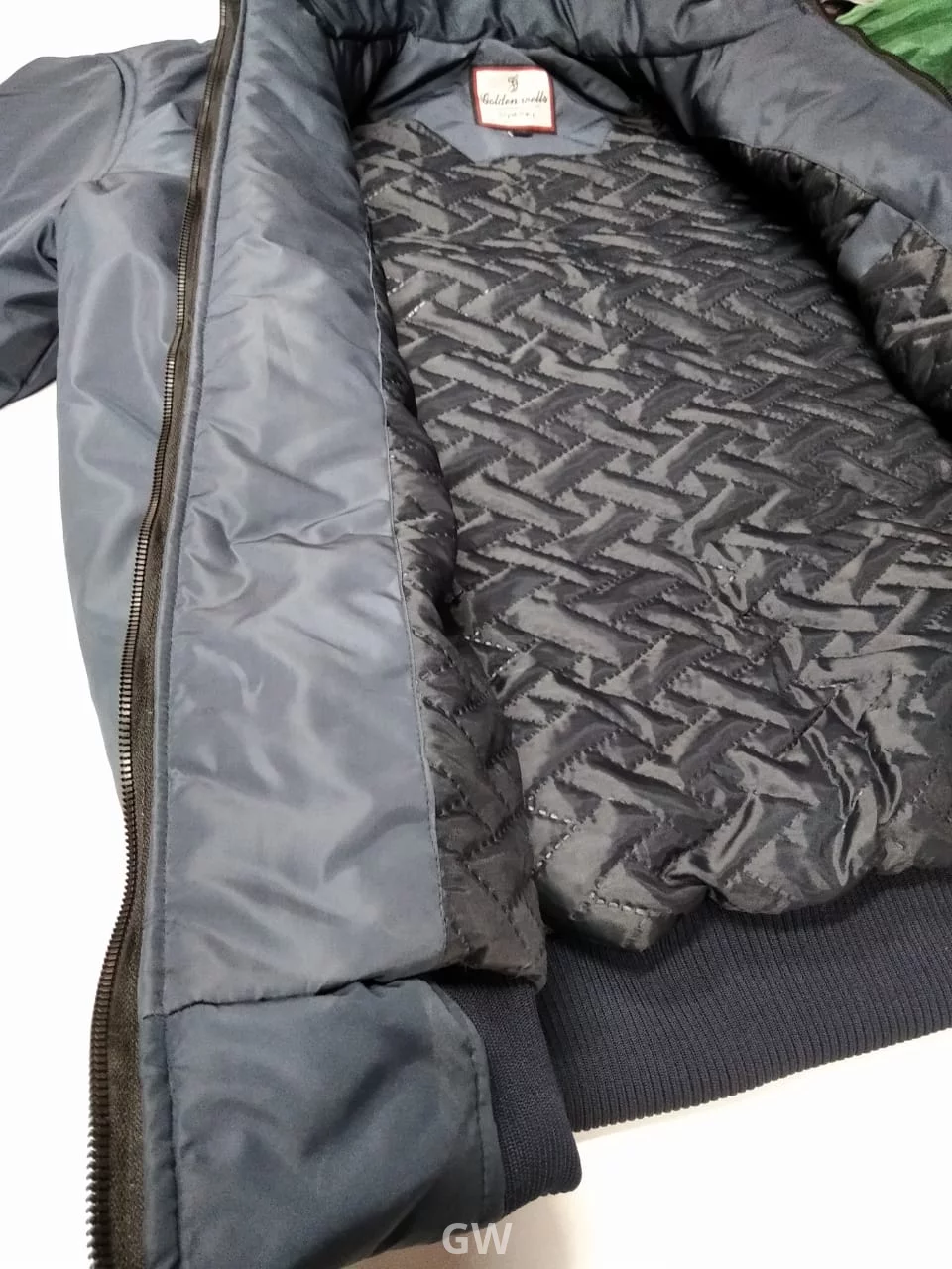 High-density waterproof jacket lined with thermal fiber