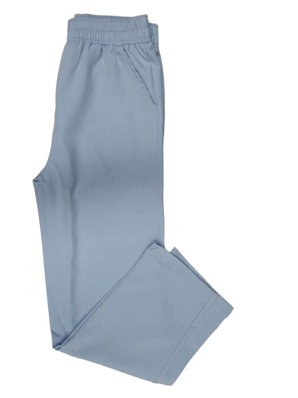 gabardine trousers featuring an elastic waistband