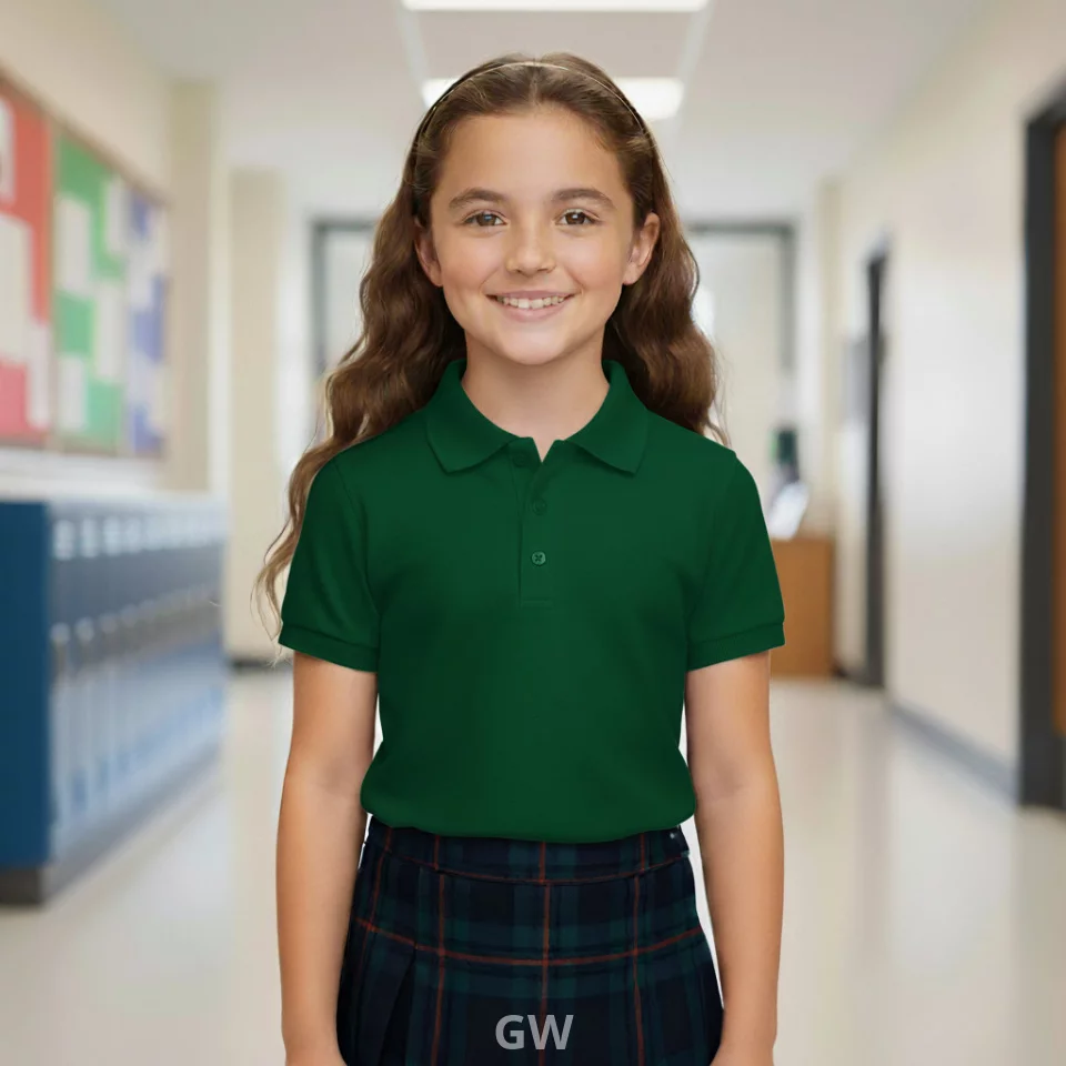 تيشيرت بولو مدرسي كلاسيكي للارتداء اليومي