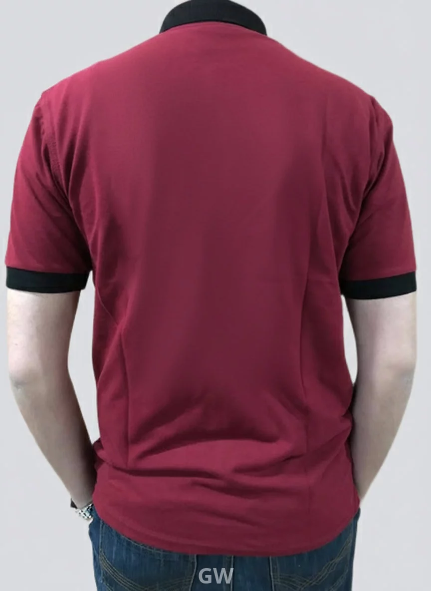 Half-sleeve polo shirt
