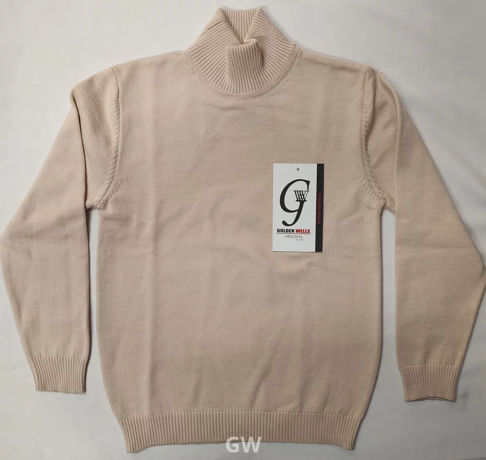 Kids' Wool Roll-Neck Sweater -half neck- Uniform gw