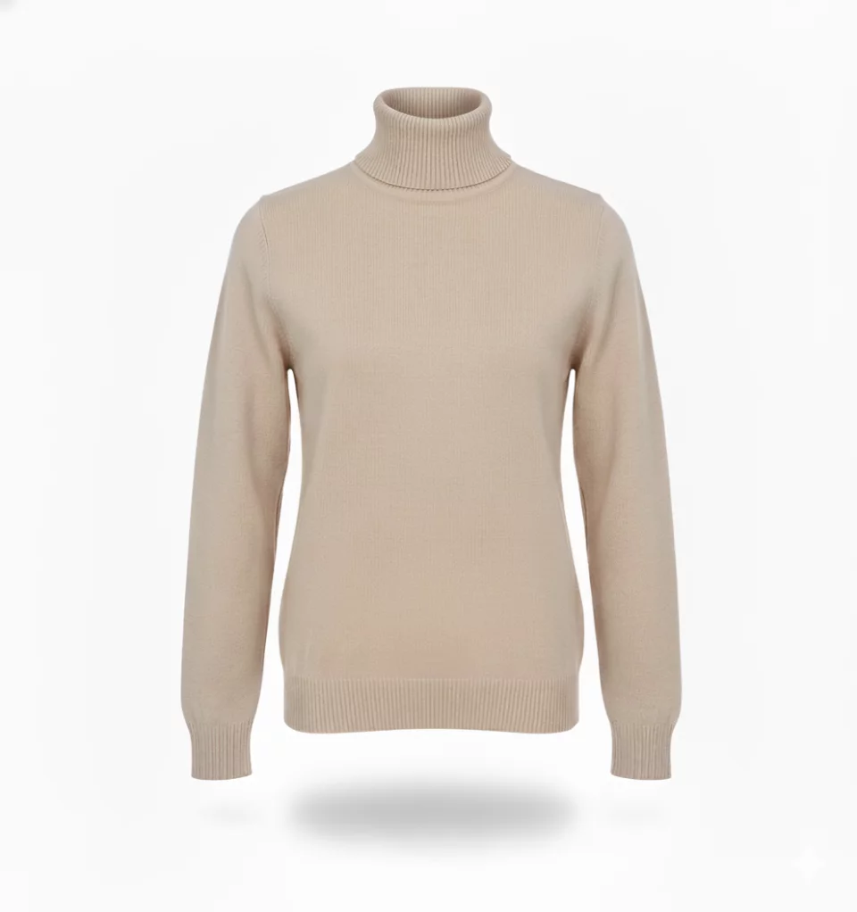 Women Wool Roll-Neck Sweater (Turtleneck)- Uniform gw