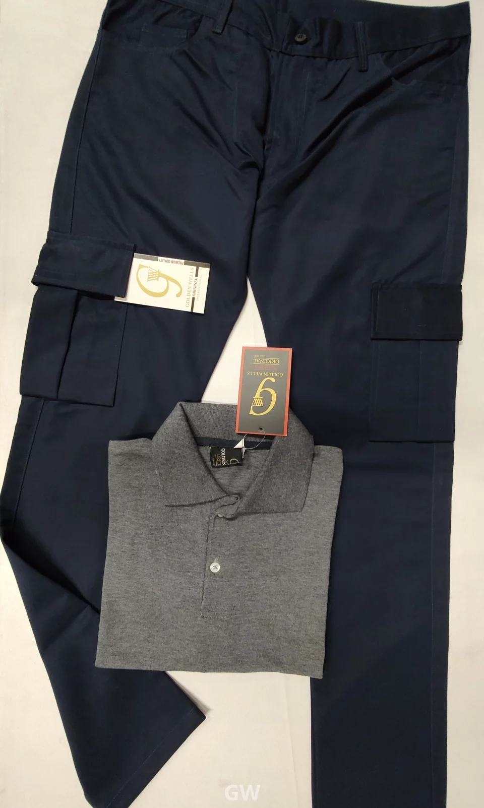 Complete set of polo tshirt and cargo pants