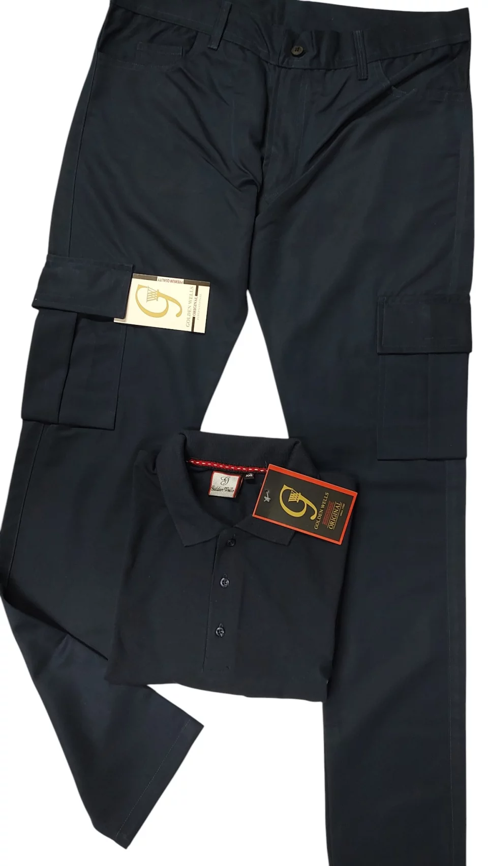 Complete set of polo T-Shirt and cargo pants