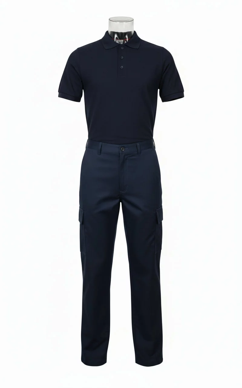 Complete set of polo T-Shirt and cargo pants
