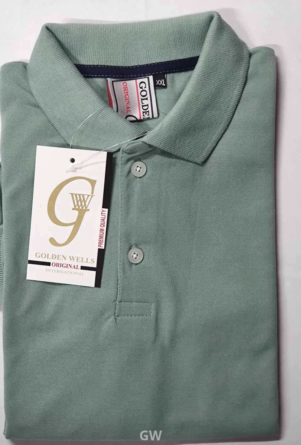 Long-sleeved polo Tshirt Cotton Uniform GW