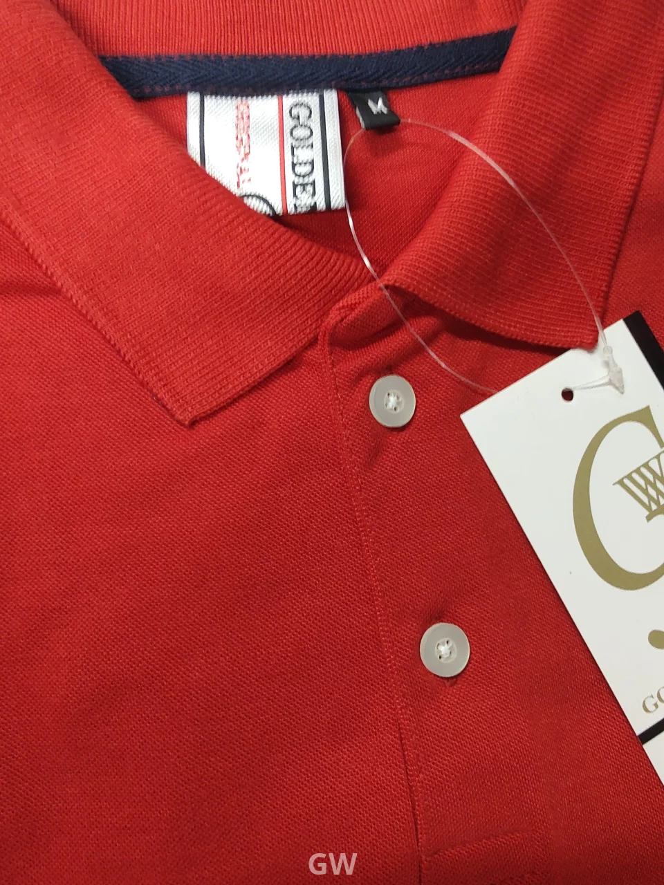 Long-sleeved polo Tshirt Cotton Uniform GW