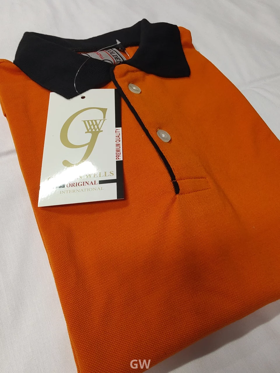 Long-sleeved polo Tshirt Cotton Uniform GW