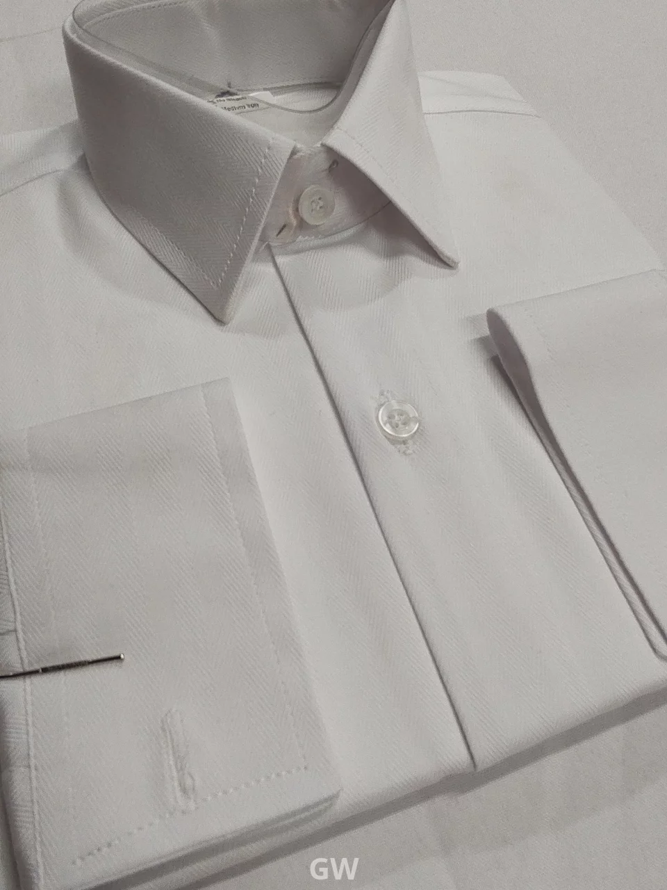 Children's Long-Sleeve White School Shirt (Unisex)