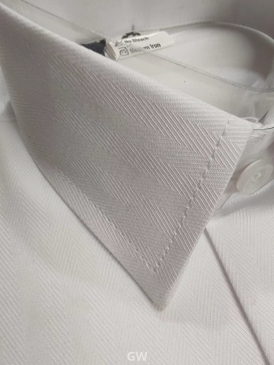 Children's Long-Sleeve White School Shirt (Unisex)