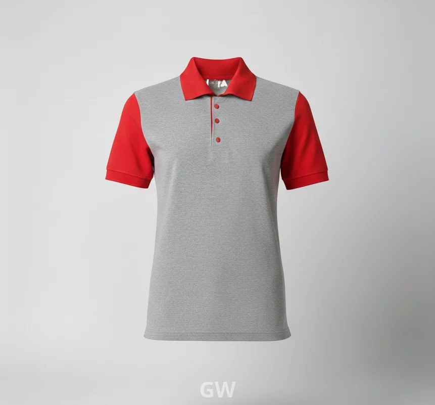 Short-sleeved polo Tshirt Cotton Uniform GW