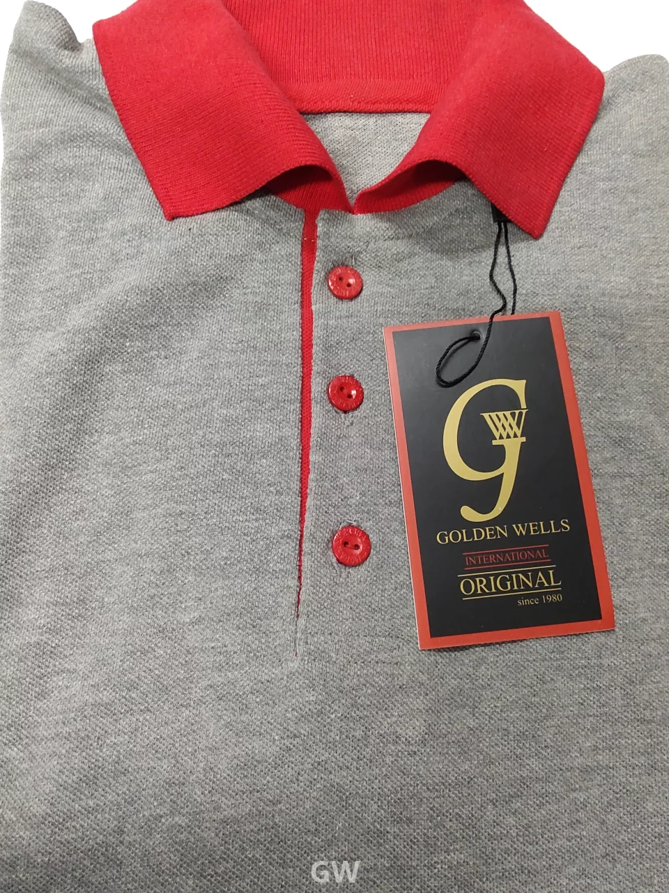 Short-sleeved polo Tshirt Cotton Uniform GW