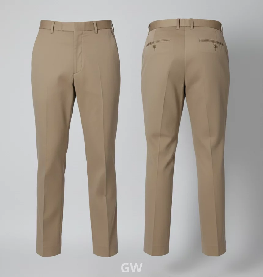 Plain Gabardine Trousers From GW