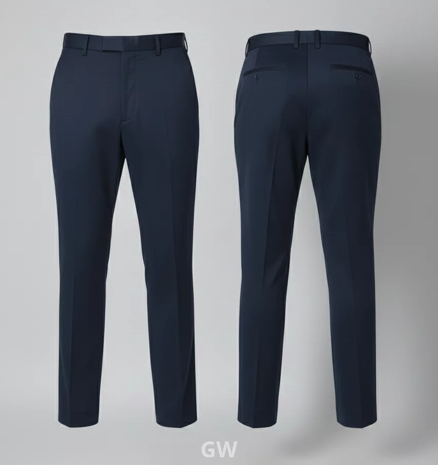 Plain Gabardine Trousers From GW