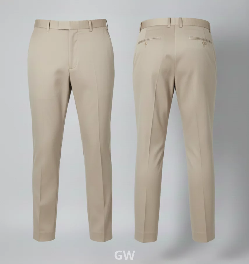 Plain Gabardine Trousers From GW