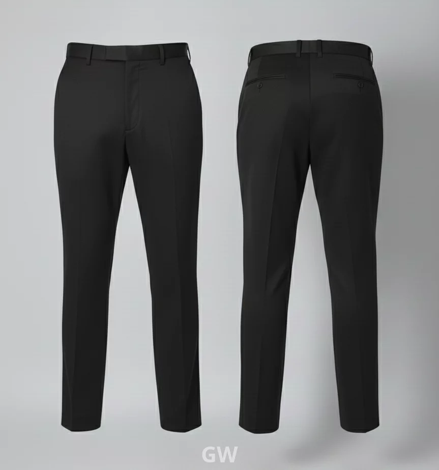 Plain Gabardine Trousers From GW