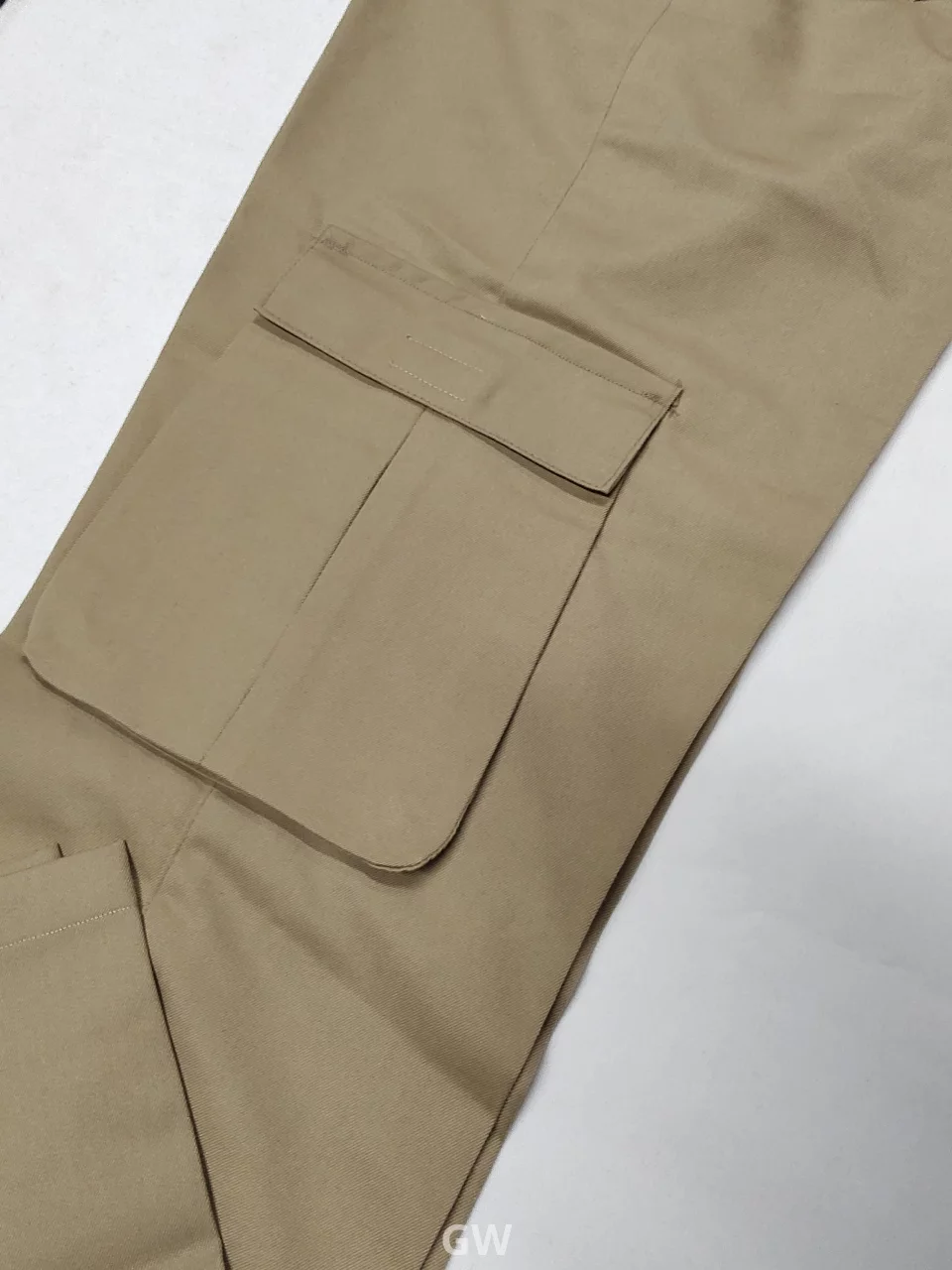 Plain Gabardine Cargo Trousers by Uniform gw