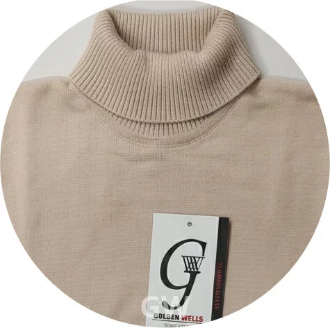 Wool Roll-High-Neck Pullover