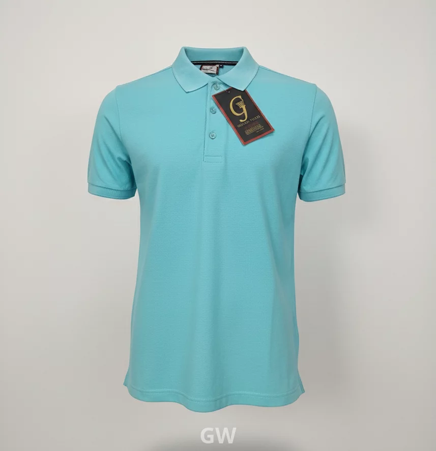 تي شيرت بولو نصف كم قطن يونيفورم جي دبليو