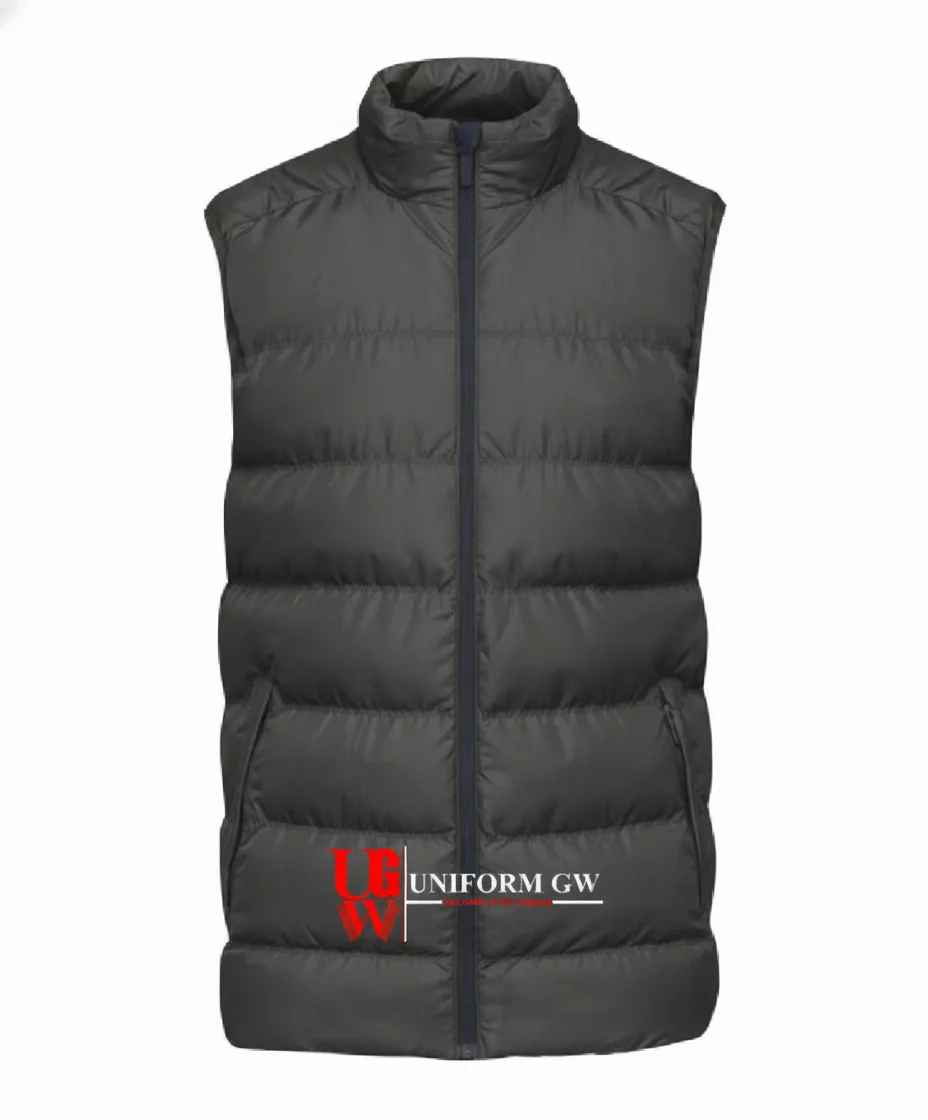 men's padded waterproof vest, designed for protection against cold