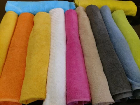 Multicolored cotton towels and Bathrobe, 100% Egyption cotton for wholesale