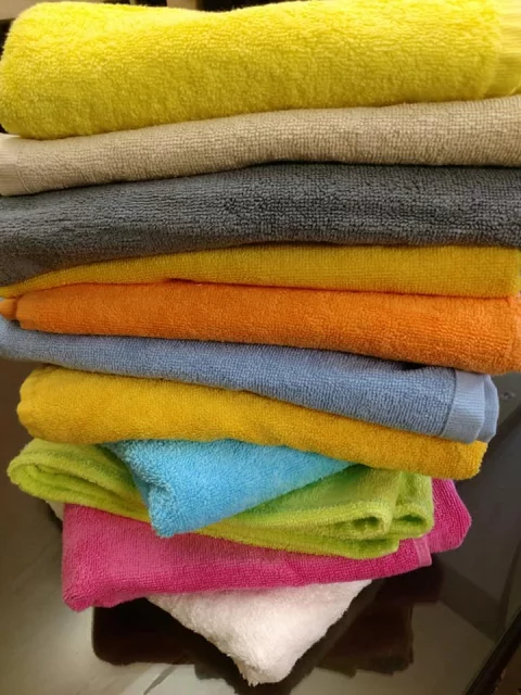 100% cotton multi-color towels for wholesale