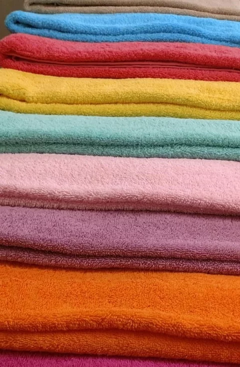 100% cotton multi-color towels for wholesale 12